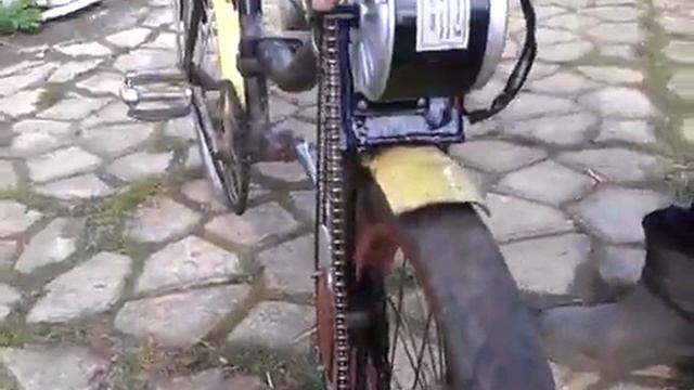 Электровелосипед с мотором от самоката. смотреть онлайн