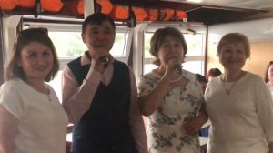 Фарваз Урманшин, Резеда Аминева -на теплоходе в Уфе