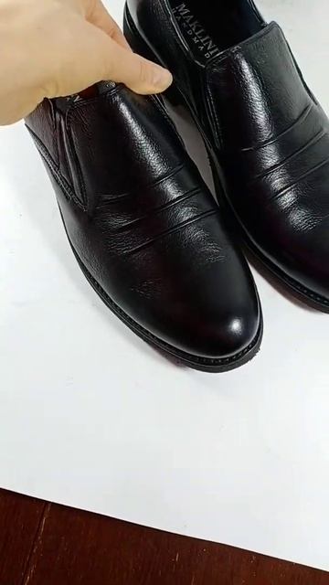 Кожаные туфли. фирма maklinit размеры:39,40,44 смотреть онлайн