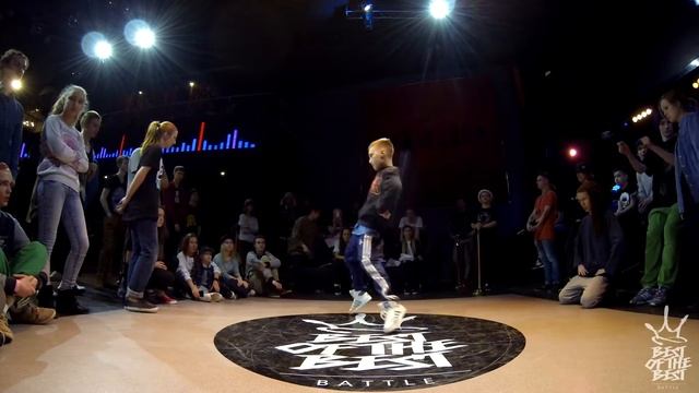 BEST of the BEST | Battle | 2016 | Hip-Hop Beg | 1/4 (Горбунова Олеся vs Баденов Кирилл) смотреть онлайн