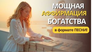 Привлечение Богатства с  Песней - Аффирмацией! Действует как Мантра, Настрой или Медитация!