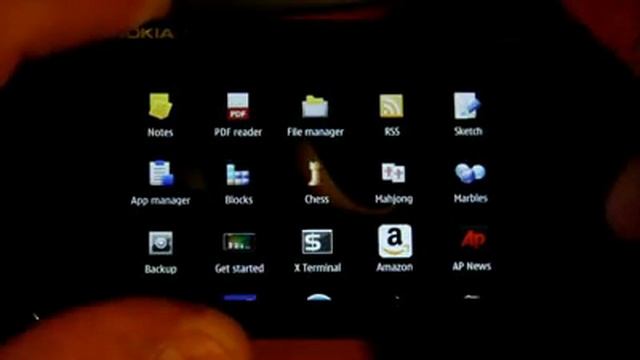The new-Nokia N900 smartphone  Maemo 5  MULTITASKING in action 2011