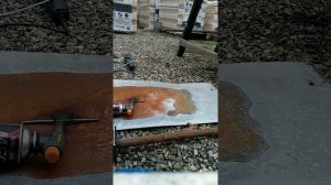 Сгибаем шпильку с помощью горелки