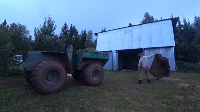 Березовые веники от Лесного жителя. Собирал листву с лосями. Как вяжу показываю рассказываю. смотреть онлайн