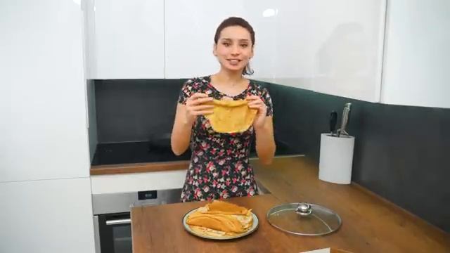 Блинчики (налистники) с пышной творожной начинкой! Блины с творогом