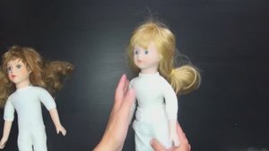 Розочка и Беляночка. Преображение фарфоровых кукол