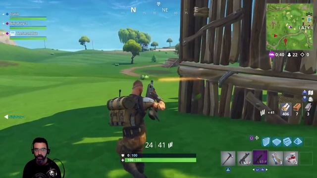 FORTNITE NEW SUBMACHINE GUN / Cralin NinjaFury S-Man (Battle Royale) смотреть онлайн