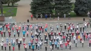 1 сентября-Танцевальный флешмоб