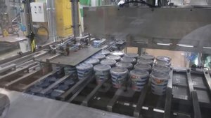 Автоматическая линия фасовки сметаны Paсk line