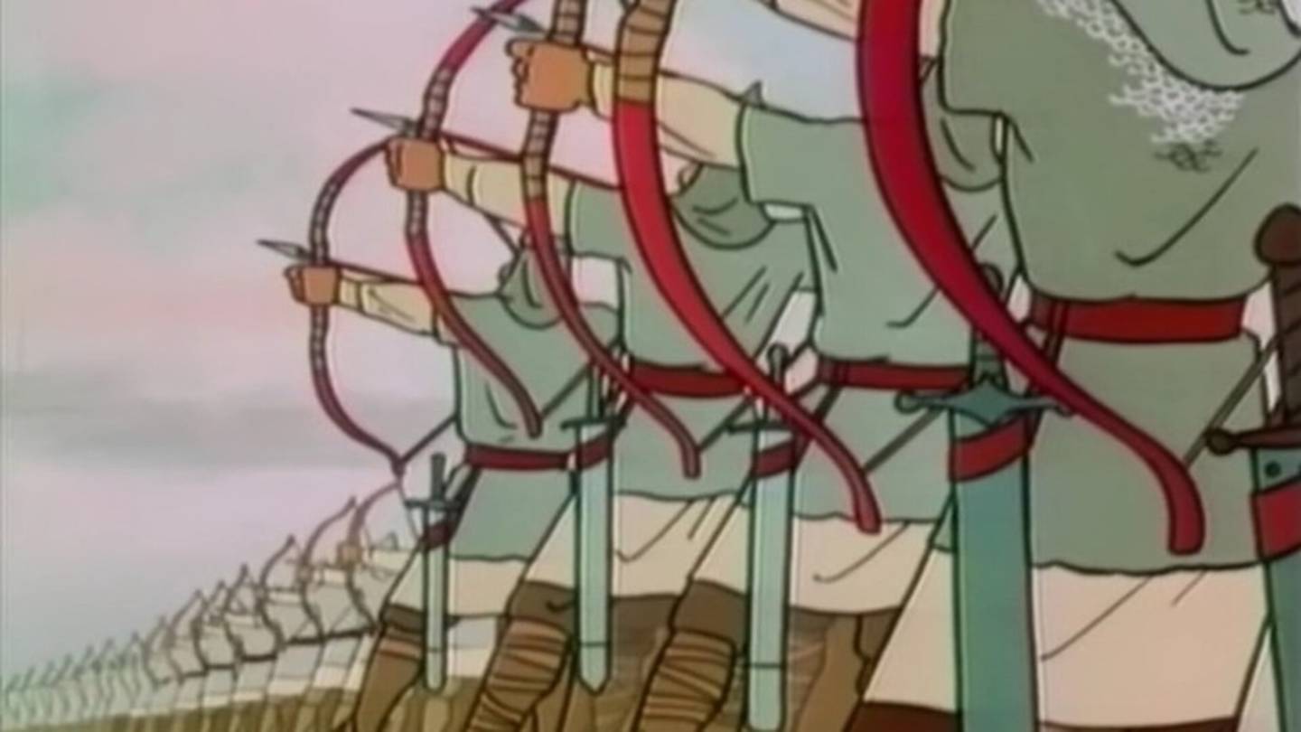 История мультипликационного фильма «Лебеди Непрядвы» 1980 года.