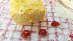 Запеканка из макарон с цветной капустой