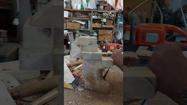 Wood.Art. Работа над космической зверушкой. #wood#art #дерево #скульптура #работа #резьбаподереву смотреть онлайн