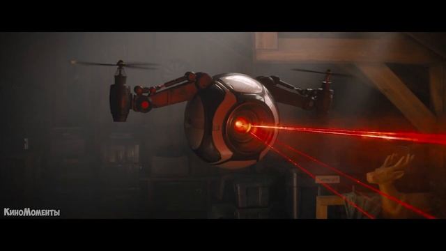 Роботник и его дроны пытаются поймать Соника. Соник в кино смотреть онлайн