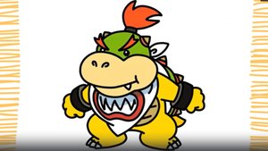 Как нарисовать Боузера-младшего из фильма «Супербратья Марио»