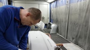 Ремонт подготовка к покраске бампера Часть 8