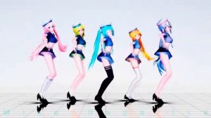 Вокалоиды Miku Luka Neru Gumi Teto.Marine Dreamin