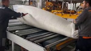 Линия скрутки матрасов