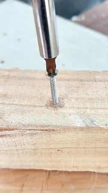 Simple process of removing wooden nails
