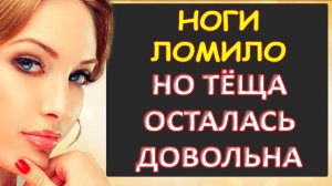 Тёща осталась довольна, хоть и ломило ноги...Интересные истории из жизни. Аудиорассказ