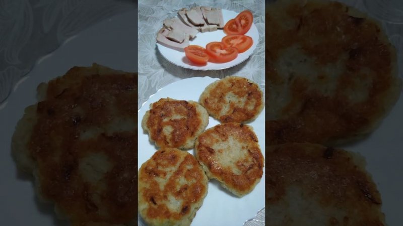 Наш завтрак,постные котлеты