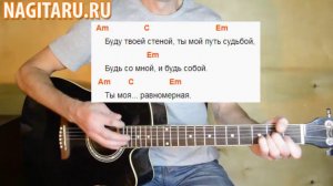 "ОБНУЛЯЙ" - Песня под гитару в 3 простых аккорда! Разбор для начинающих, на гитаре!