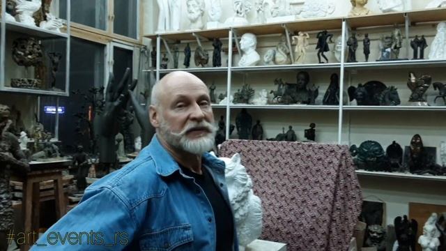 "ДОМ СКУЛЬПТОРА" в Санкт-Петербурге. Заслуженный художник РФ, скульптор А. Архипов #art_events_rs