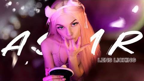 SOLY ASMR - LENS LICKING LICKING 3DIO MOUTH SOUND EATING EARS