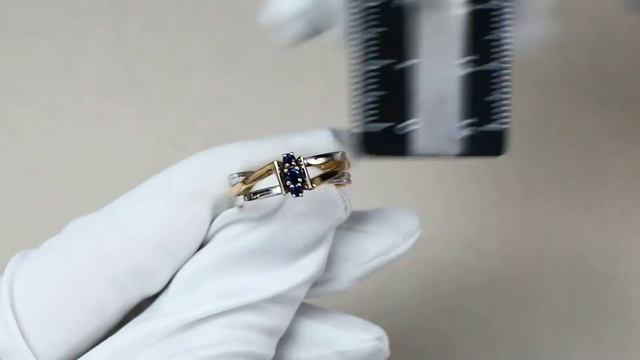 Золотое кольцо AQUAMARINE с сапфиром 963849кс смотреть онлайн