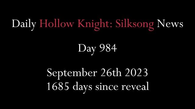 Daily Hollow Knight: Silksong News - Day 984 смотреть онлайн