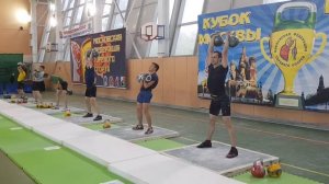 15.09.2019 Толчок гирь 2х24 кг по длинному циклу, 10 мин., 98 подъемов