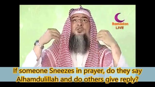 Shall I say Alhamdulillah when I sneeze in Salah (Prayer) & Should others reply? - Assim al hakeem смотреть онлайн