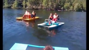 катаемся на катамаранах в боровом