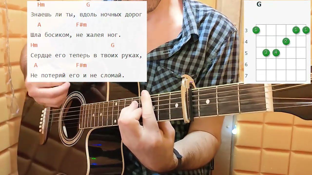 Максим - ЗНАЕШЬ ЛИ ТЫ. Аккорды от Am, табы, на гитаре смотреть онлайн