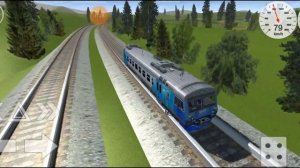 обзор на поезд с картой и как поставить поезд на рельсы в simple car crash