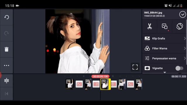 Cara membuat Video Postingan INSTASTORY Pake Glitch Efek Di Kine Master