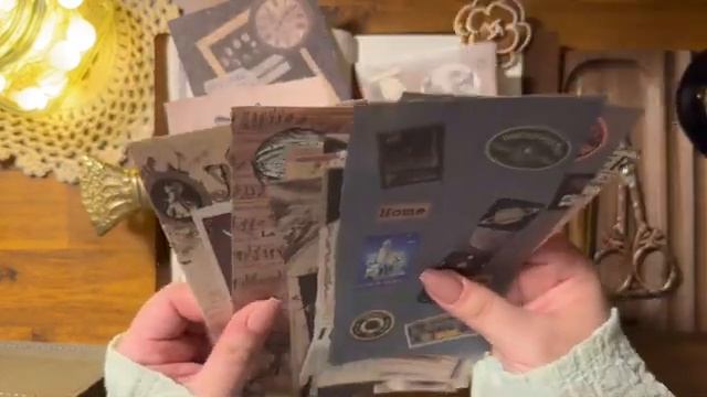 ASMR _ Relaxing sounds for sleep  journaling scrapbooking  relaxing sounds