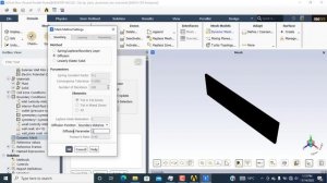 Fluid Structure interaction analysis of vibrating flap