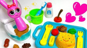 Распаковка вкусной Спрунки игрушки-какашки 💩Игрушка для приучения Пинки к горшку и поедания ASMR