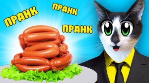 ПРАНКИ НА 1 АПРЕЛЯ! КОТ И КОШКА МУРКА РАЗЫГРАНЫ! НОВЫЕ ПРИКОЛЫ! 5 СМЕШНЫХ ПРАНКОВ | А ну-ка давай-ка