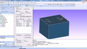 Пример построения расчетной сетки в VisualMesh