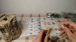 Сборка лего STAR WARS (Йода) часть 3