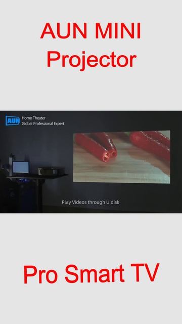 AUN MINI Projector Smart TV WIFI Portable Home Theater|Smart 10 gadgets