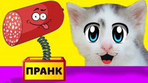 ЛЕТНИЕ ПРАНКИ НАД КОТАМИ! НОВЫЕ ПРИКОЛЫ для пары КОТ и КОШЕЧКА! 3 смешных пранка | А ну-ка давай-ка