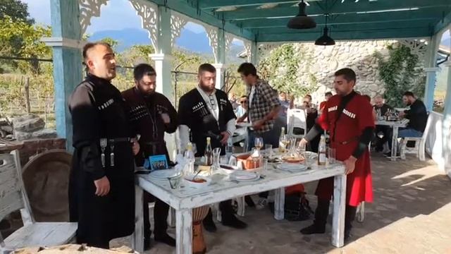 Грузинські застільні пісні / Застольные песни. Алазанська долина. Кахетія.