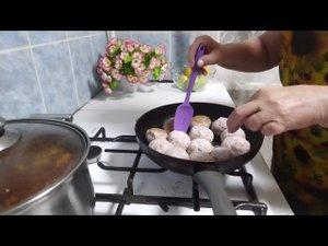 Фрикадельки в томатном сливочном соусе