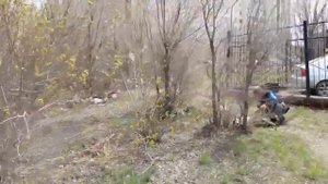 Уборка мусора начало