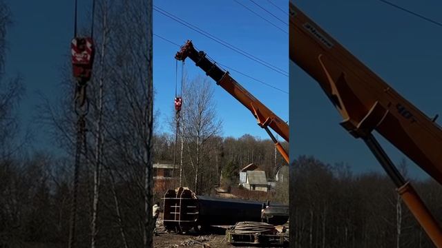 📞 +7 (985) 185-77-77 Услуги бурения. Установка многогранной опоры ЛЭП