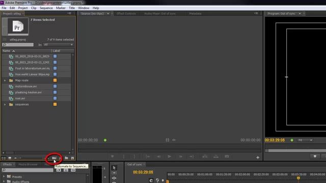 Adobe Premiere Pro Tip 25 "Trim Automatic to Sequence" смотреть онлайн