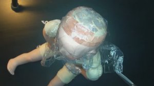 Новое платье для Селин. Наряжаю старую французскую куклу