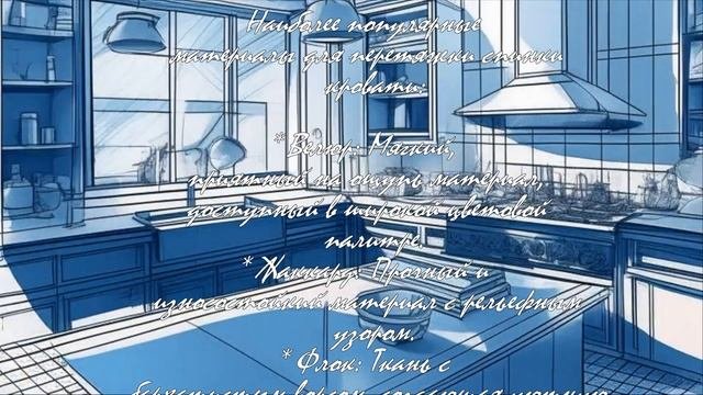 Какие материалы лучше использовать для перетяжки?  .